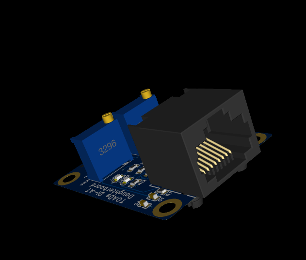 TOADS DI-AT Daughterboard for Anytone's RJ-45 Radios