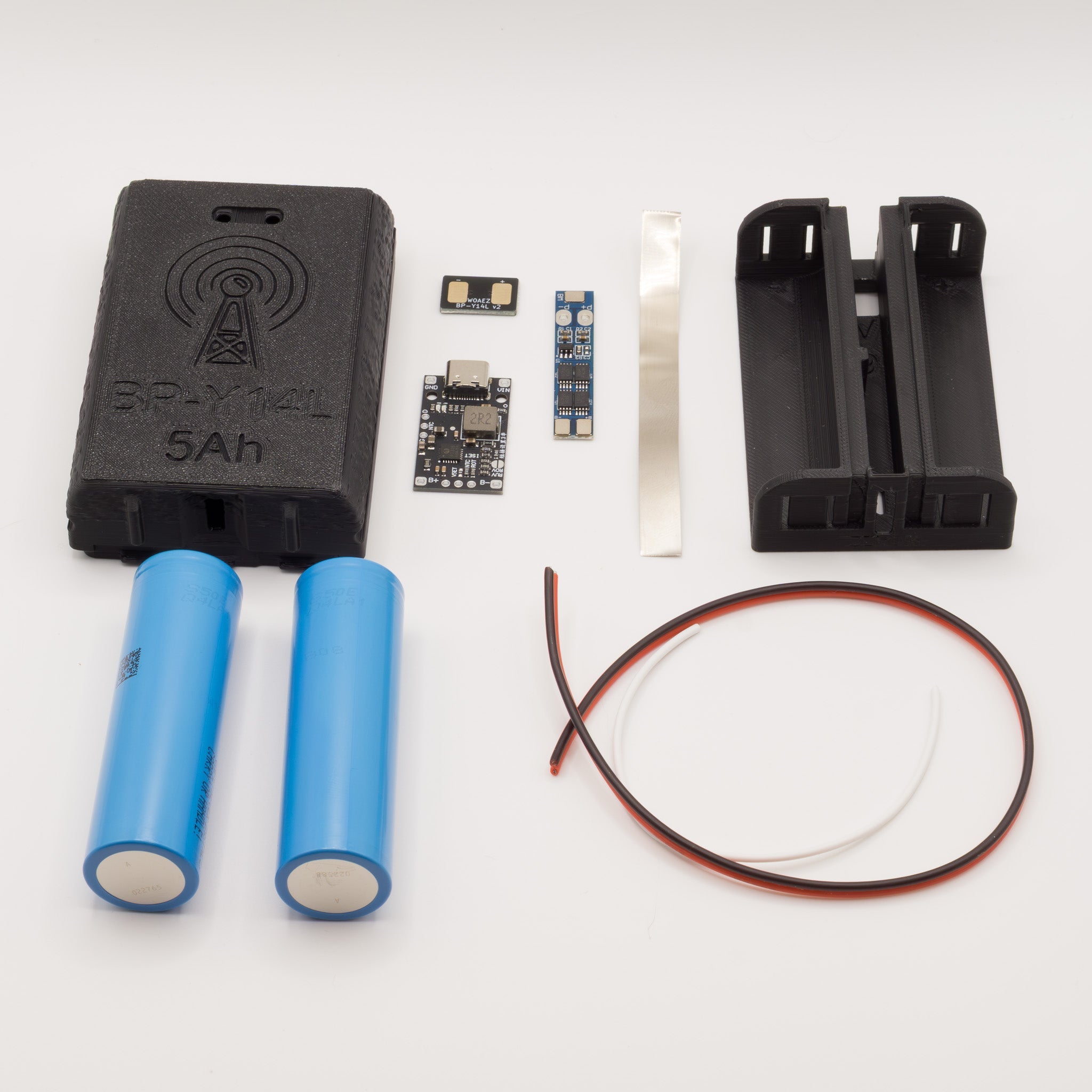 BP-Y14L Kit | Yaesu FT1 FT2 FT3 FT5 VX-8 | 5,000mAh | DIY Assembly | USB-C
