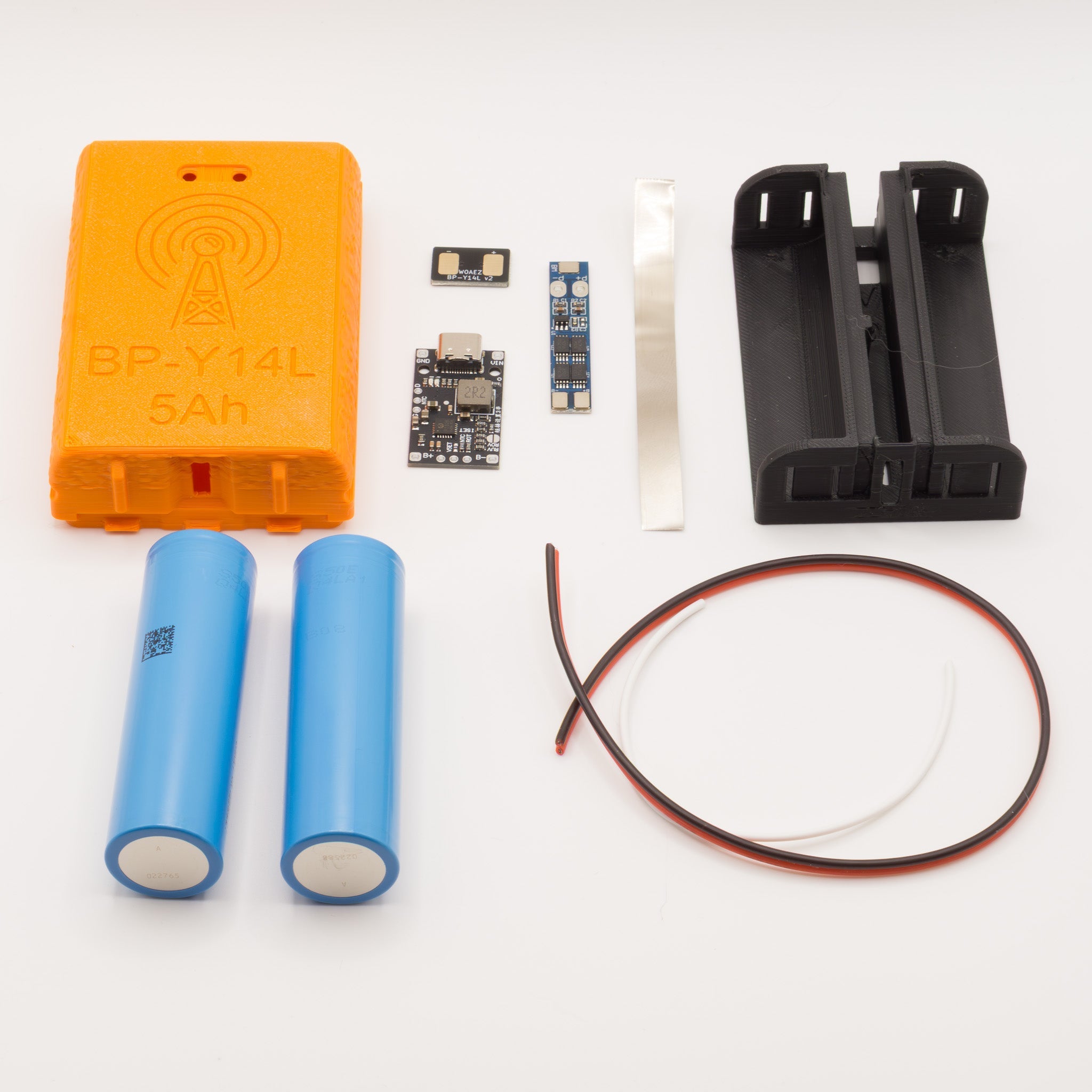 BP-Y14L Kit | Yaesu FT1 FT2 FT3 FT5 VX-8 | 5,000mAh | DIY Assembly | USB-C